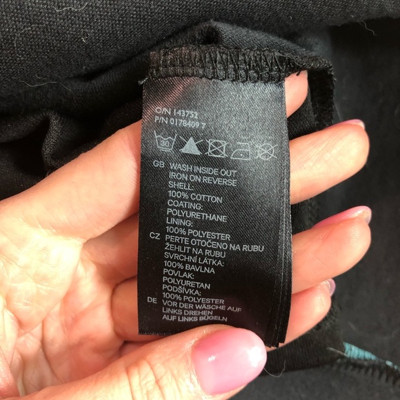 H&M Faux Leather Blue Snake Print Wrap Skirt Sz 2 ! - Picture 8 of 8